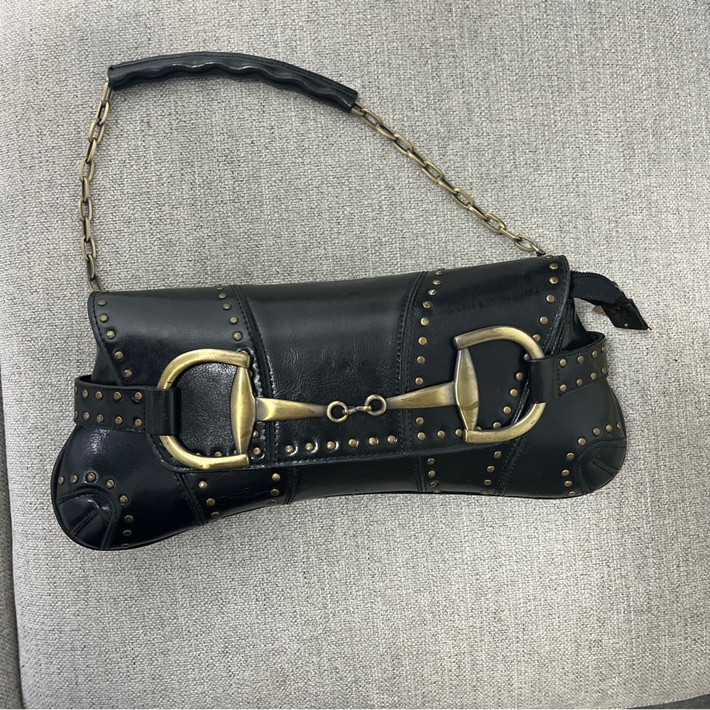 Rina Rich Gucci Horsebit Snaffle Clutch/Bag